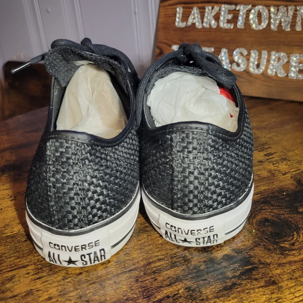 Converse Chuck Taylor All Star Ox Amp cloth low top Sneakers black/white - Picture 3 of 16